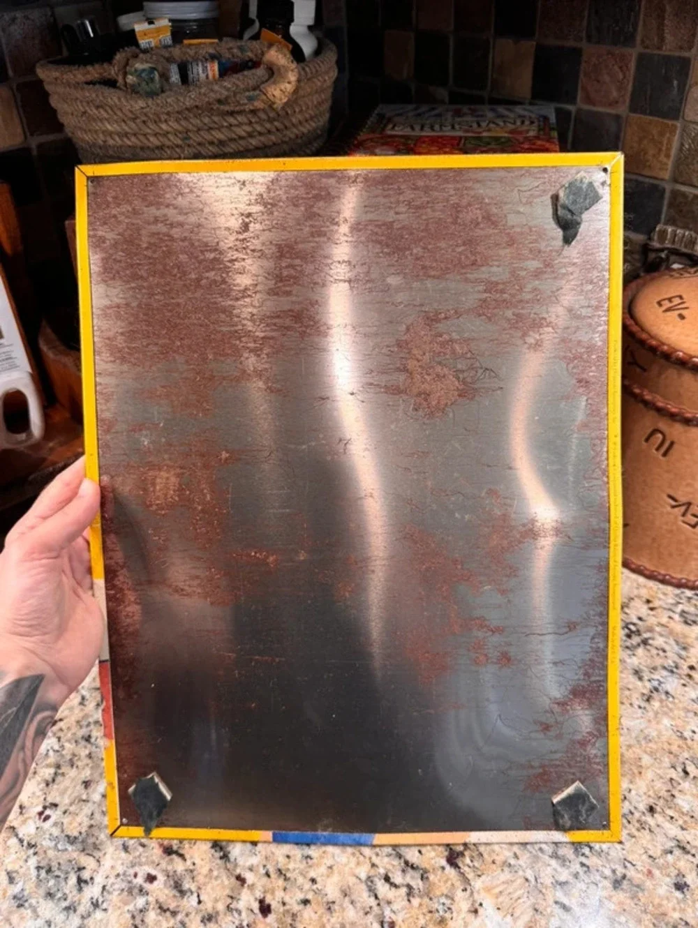 Vintage SunBeam bread metal sign